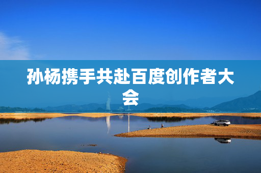 孙杨携手共赴百度创作者大会