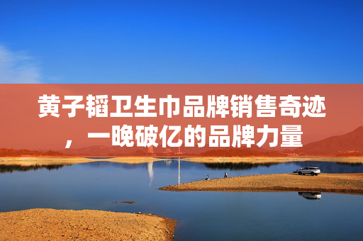黄子韬卫生巾品牌销售奇迹，一晚破亿的品牌力量