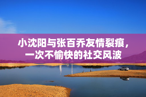 小沈阳与张百乔友情裂痕，一次不愉快的社交风波
