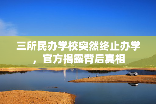 三所民办学校突然终止办学，官方揭露背后真相