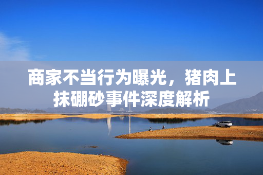 商家不当行为曝光，猪肉上抹硼砂事件深度解析