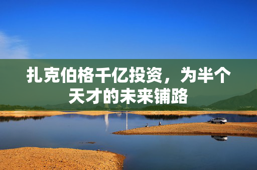 扎克伯格千亿投资，为半个天才的未来铺路