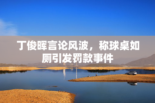 丁俊晖言论风波，称球桌如厕引发罚款事件