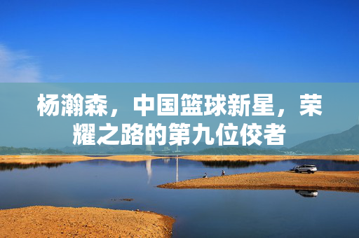 杨瀚森，中国篮球新星，荣耀之路的第九位佼者