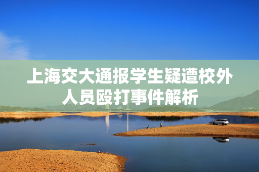 上海交大通报学生疑遭校外人员殴打事件解析