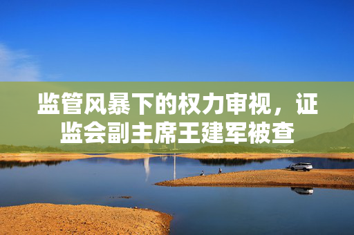 监管风暴下的权力审视，证监会副主席王建军被查